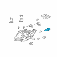 OEM Lexus IS F Plug, Socket Diagram - 90075-60077