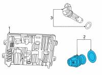 OEM Chevrolet Spark Camshaft Sensor Diagram - 12636947
