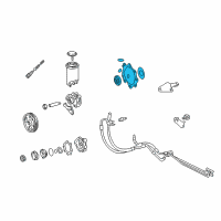 OEM Lexus ES300 Gasket Kit, Power Steering Pump Diagram - 04446-06040