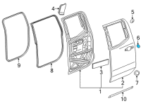 OEM Cadillac XTS Lift Gate Plug Diagram - 13500936