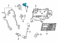 OEM Chevrolet Silverado Crankshaft Sensor Diagram - 12667201