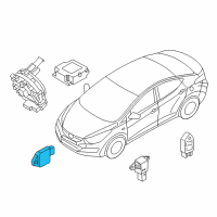 OEM Hyundai Elantra GT Sensor Assembly-Front Impact Diagram - 95930-3X100
