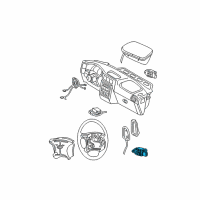OEM Pontiac Sensor Asm-Inflator Restraint Side Imp Diagram - 10354930