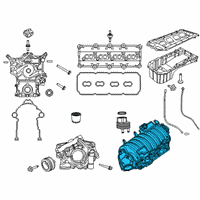 OEM Dodge Engine Intake Manifold Kit Diagram - 68190715AC