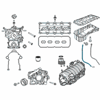 OEM Jeep Grand Cherokee Tube-Engine Oil Indicator Diagram - 5038173AC