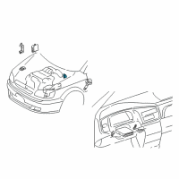 OEM Lexus Sensor, Throttle Position (For E.F.I.) Diagram - 89452-33030