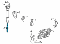 OEM Lexus Spark Plug Diagram - 90919-01289