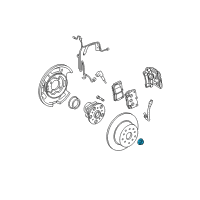 OEM Toyota Axle Nut Diagram - 90177-26001