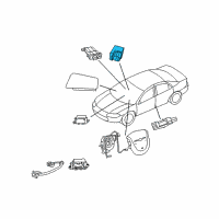 OEM Chrysler Sensor-Seat Position Diagram - 5084008AA