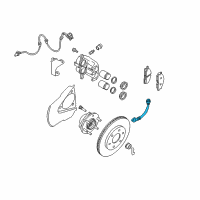 OEM Nissan Hose Assembly-Brake Front Diagram - 46211-EA00A