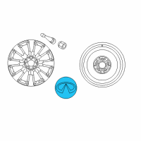 OEM Infiniti Cap-Disc Wheel Diagram - 40315-EH010