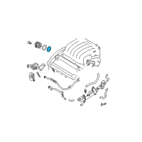 OEM Nissan THERMOSTAT Gasket Diagram - 21049-ZL80B