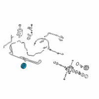 OEM Pulley, Power Steering Pump Diagram - 56483-RNA-003