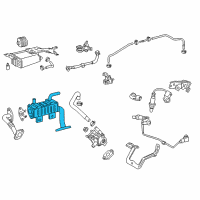 OEM Lexus Cooler Assembly, EGR Diagram - 25680-31040