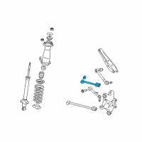 OEM Lexus GS300 Rear Upper Control Arm Assembly No.1 Diagram - 48770-30110