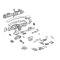 OEM Chevrolet Impala Cylinder & Keys Diagram - 25832354