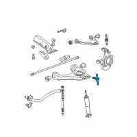 OEM Cadillac Lower Ball Joint Diagram - 12475478