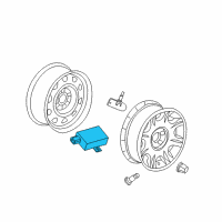OEM Chrysler 300 Module-Tire Pressure Monitoring Diagram - 56053034AE