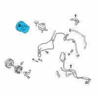 OEM Lexus LS430 Gasket Kit, Power Steering Pump Diagram - 04446-02140