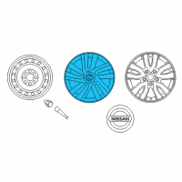 OEM Nissan Cover-Disc Wheel Diagram - 40315-3LM0A