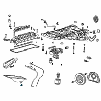 OEM Cadillac Drain Plug Diagram - 24233099