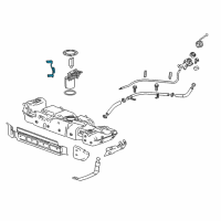 OEM Cadillac Fuel Level Sensor Kit Diagram - 13512936