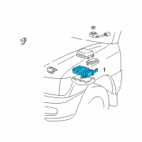 OEM Lexus Block Assy, Engine Room Junction Diagram - 82720-60023