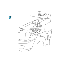 OEM Lexus Motor, Throttle Control Diagram - 89672-47010