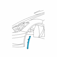 OEM Chevrolet Corvette Side Marker Lamp Diagram - 22771196