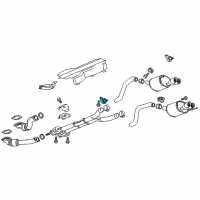 OEM Chevrolet Corvette Intermed Pipe Hanger Diagram - 20968766