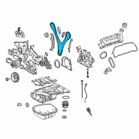 OEM Lexus Engine Timing Chain Diagram - 13506-0P011
