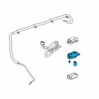 OEM Chevrolet Silverado Fuse & Relay Box Diagram - 23355673