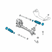 OEM 2014 Ford Focus Boot Kit Diagram - AV6Z-3332-A