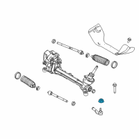 OEM Ford Fiesta Support Nut Diagram - -W520203-S442