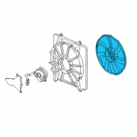 OEM Honda Odyssey Fan, Cooling Diagram - 38611-RV0-A01