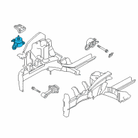 OEM Kia Engine Mounting Bracket Assembly Diagram - 218103X000