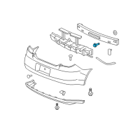 OEM Chevrolet Monte Carlo Bolt, Oil Filler Tube Support Diagram - 11515755