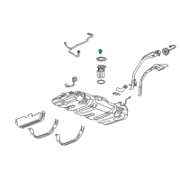 OEM Chevrolet Silverado Tank Pressure Sensor Diagram - 12247409
