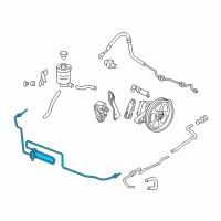 OEM Honda Odyssey Cooler, Power Steering Oil Diagram - 53765-SHJ-A01
