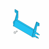 OEM Ford Power Steering Cooler Diagram - HC3Z-3D746-F
