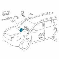 OEM 2013 Toyota Tundra Angle Sensor Diagram - 84306-0E010