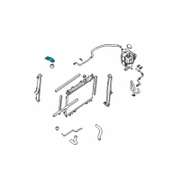 OEM Bracket-Radiator Mounting, Upper Diagram - 21542-EA000