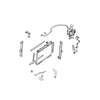 OEM Infiniti Q50 Radiator Cap Assembly Diagram - 21430-C991A
