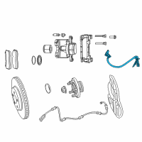 OEM Chrysler Line-Brake Diagram - 5290842AF