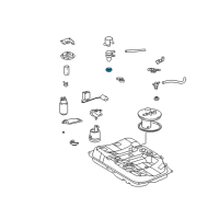 OEM Toyota 4Runner Cut-Off Valve Gasket Diagram - 77177-33010