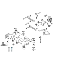 OEM BMW Hex Bolt With Washer Diagram - 33-17-2-282-768
