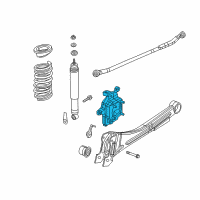 OEM Ram Suspension Knuckle Front Right Diagram - 68449576AA
