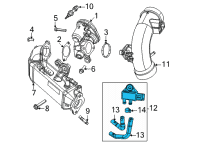 OEM Jeep Gladiator Sensor-Differential Pressure Diagram - 68302134AA