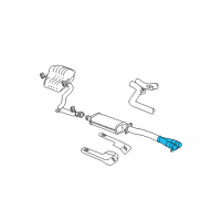 OEM Jeep Compass Clamp-Exhaust Diagram - 4695220AB