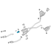 OEM Dodge Exhaust System Diagram - 68305582AA